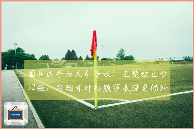 国乒选手论文引争议！王楚钦止步32强，邱贻可对孙颖莎表现更倾斜